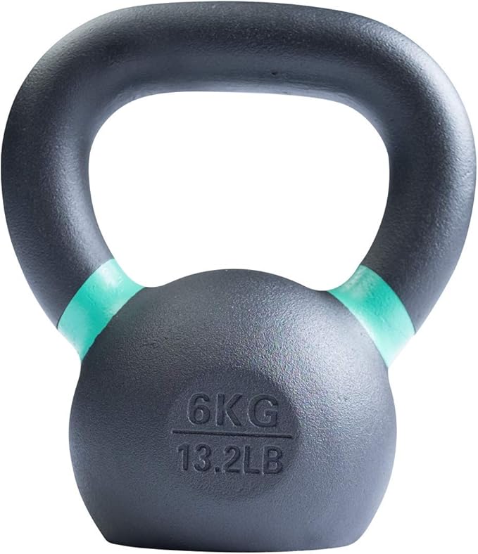 Body-Solid Single-Cast Gravity Casting Kettlebell with Kettles Grip Handle, Perfect Kettlebells for Weight Training and Core Workout, Cast Iron Kettle Bells for Men & Women.