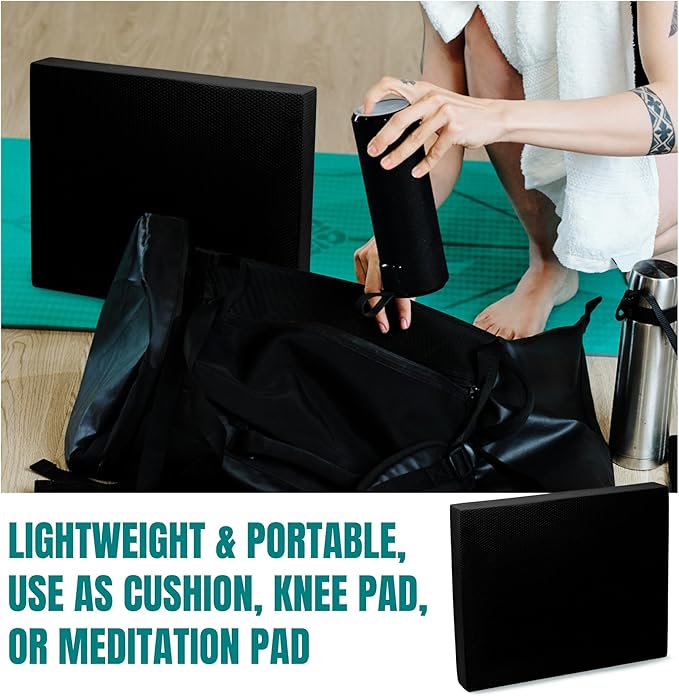 High-Density Balance Pad - Durable TPE Foam Balance Pad Physical Therapy, Foam Exercise Pad with Non-Slip Surface, Lightweight for Home & Gym Workouts, Core Strength & Balance Enhancement
