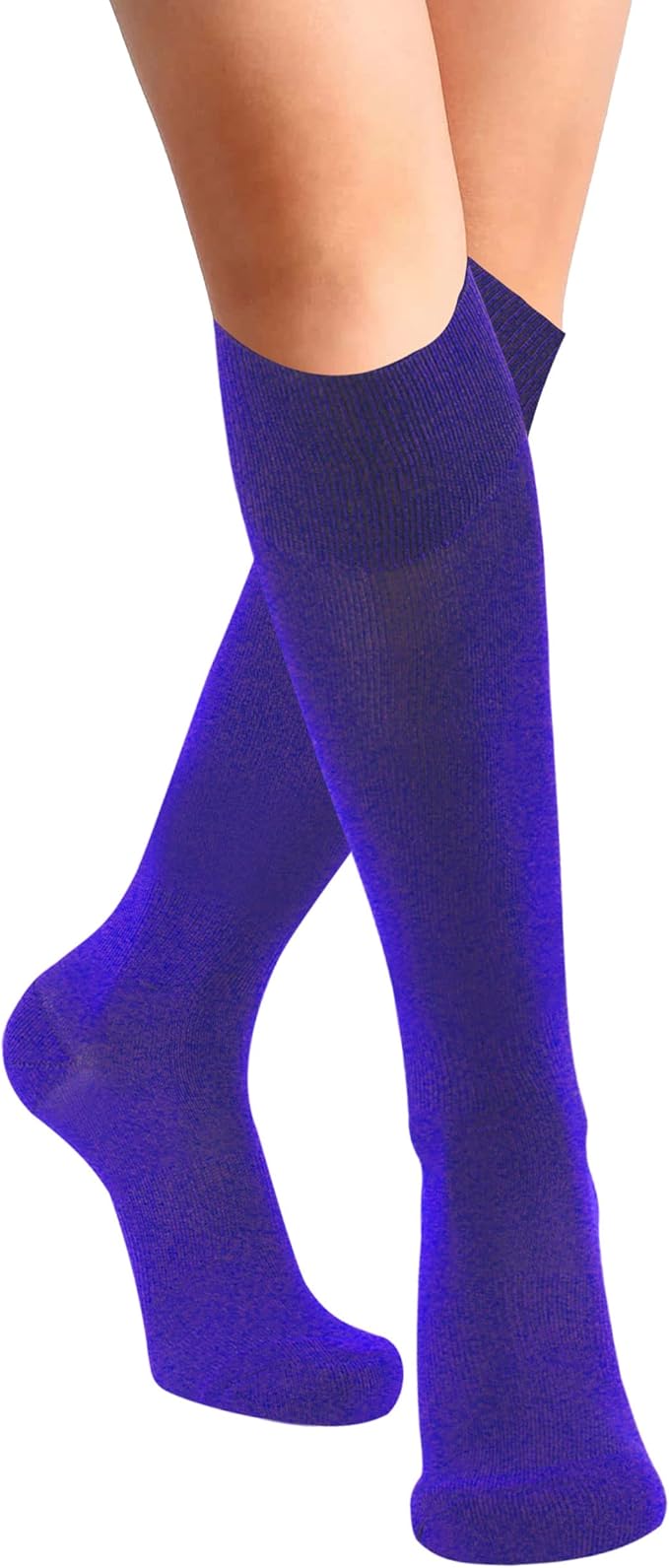FOOTPLUS Baseball Softball Socks, Unisex Over Knee High Solid Sports Rugby Soccer Homecoming Socks