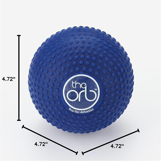Pro-Tec Athletics Orb Massage Balls, Vary in Size and Color, Deep Tissue Massage, Muscle Relief, Hamstring, Quadriceps, Calf, Multi-Directional Massage Ball, Enhance Performance, Adult, Working Out.