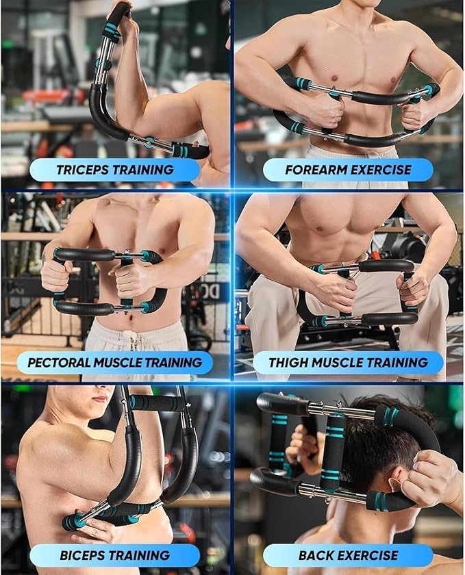 Twister Arm Trainer, 40-100lb Adjustable Arm Trainer for Men, Arm Trainer with Chest Workout Equipment, Forearm Triceps Chest Enhanced Exercise Strengthener, Portable Gym Home Fitness Equipment