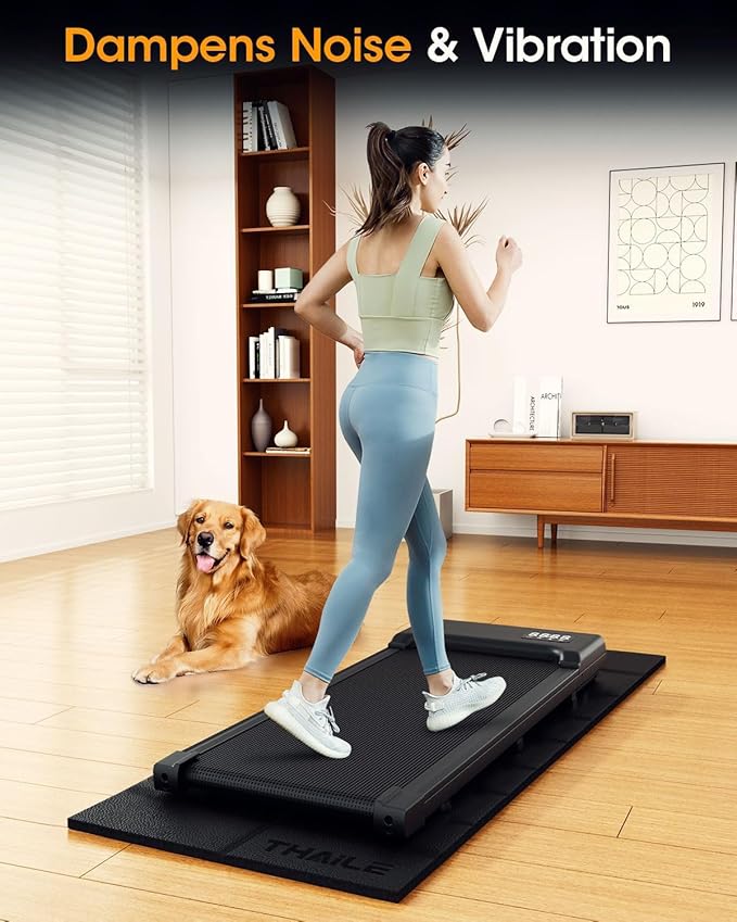 Treadmill Walking Pad Mat for Carpet Floors 71x32,1/4“Thick Treadmill Mat for Hardwood Floors,Mat for Under Exercise Equipment on Carpet,Noise Shock Absorption