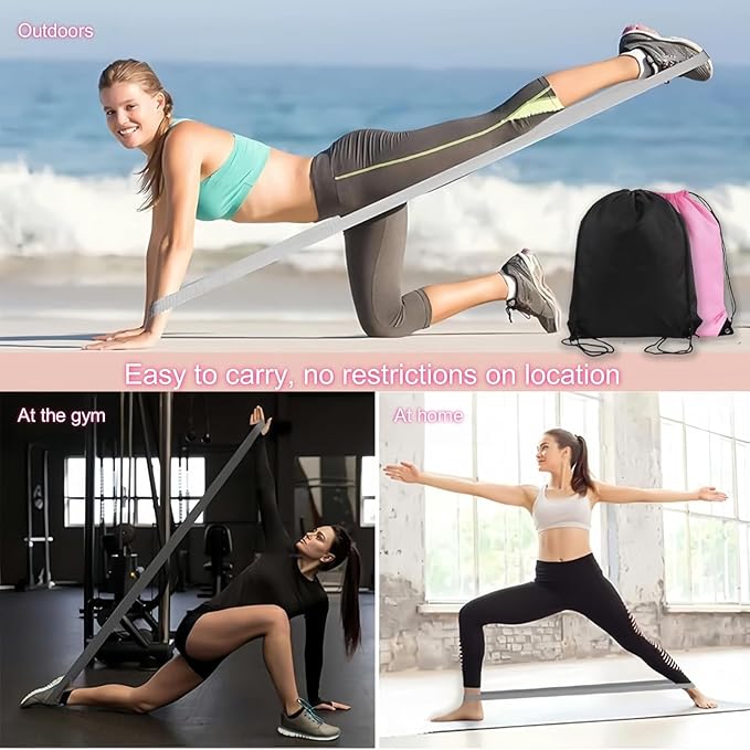 Pilates Set – Home Pilates Equipment for Women Kit with Magic Circle Pilates Ring and Ball Set, Resistance Bands & Massage Balls & Exercise Bands for Toning，Flexibility & Core Strength