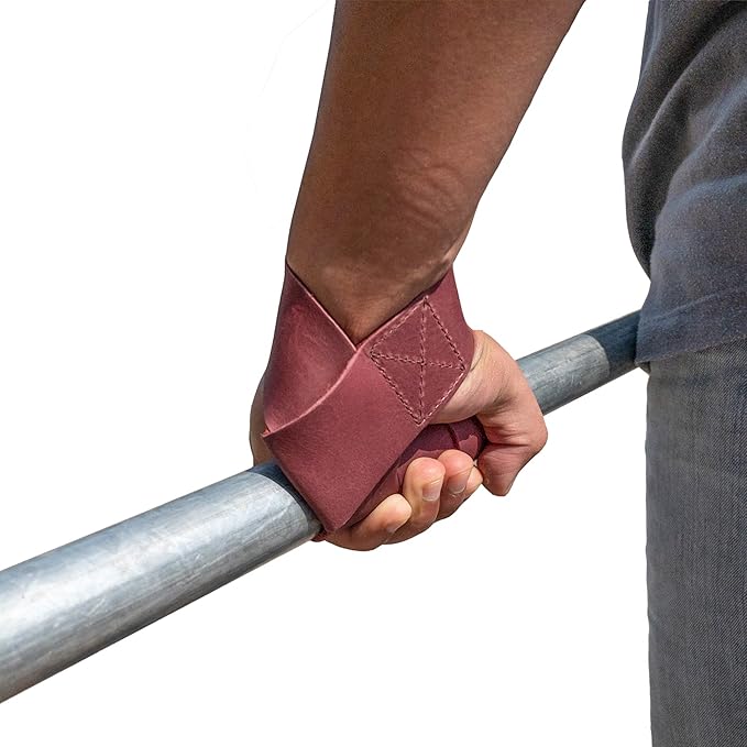 Hide & Drink, Set of 2 Lifting Wrist Straps, Bodybuilding, Sports, Gym, Fitness, Accessories, Strenght Training, Full Grain Leather, Handmade