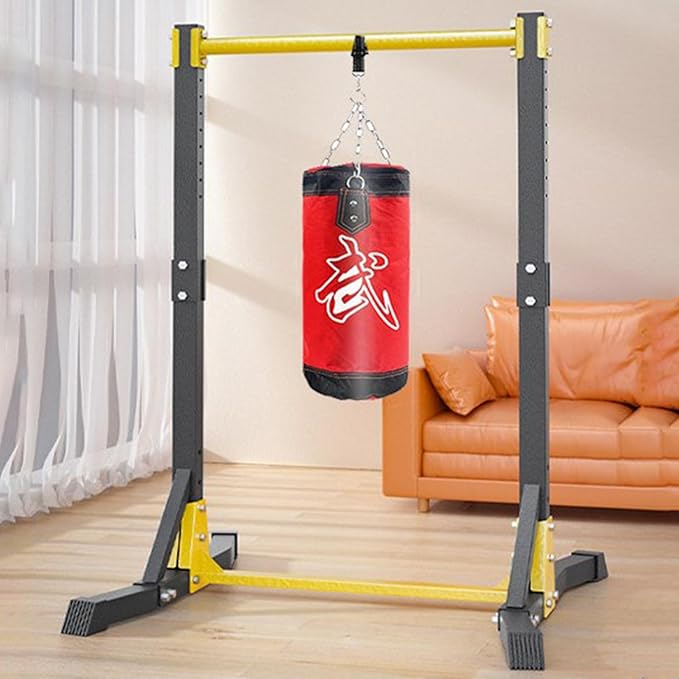 Pull Up Bar Stand,Freestanding Pull-up Bar，Free Standing Pull Up Bar for Home Gym, Pull Up Stand Station 400LBS with 11 Gears Adjustment