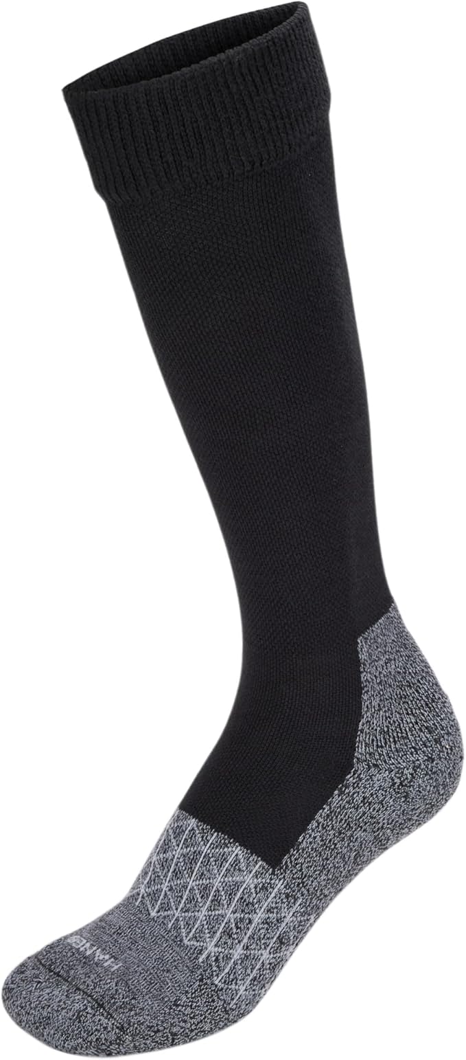 Hanes Women's Over-the-Calf Socks w/ Mild Graduated Compression, Absolute Wellness Non-Binding Cushioned Socks, 3-Pack