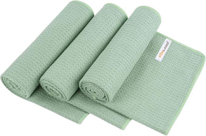 SUNLAND Microfiber Sports Workout Towels Fast Drying Fitness Sweat Towels for Men & Women Lightweight Multi-Purpose Gym Exercise Towel
