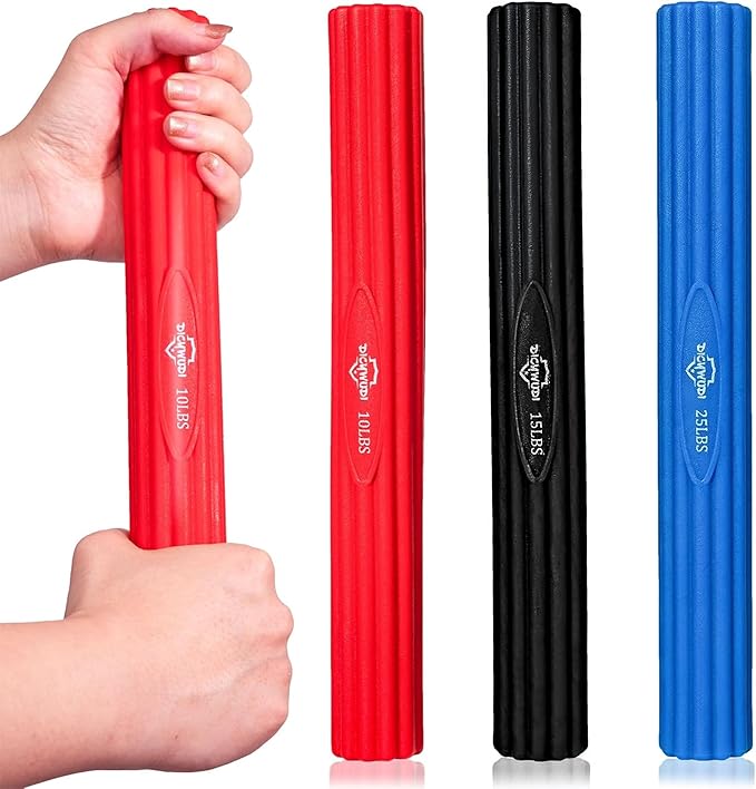 Flex Therapy Bars,Twist Bar for Physical Therapy & Resistance Bar for Golfers Elbow,Tendinitis,Wrist,Forearms Pain, Improve Grip Strength and Relieve Pain