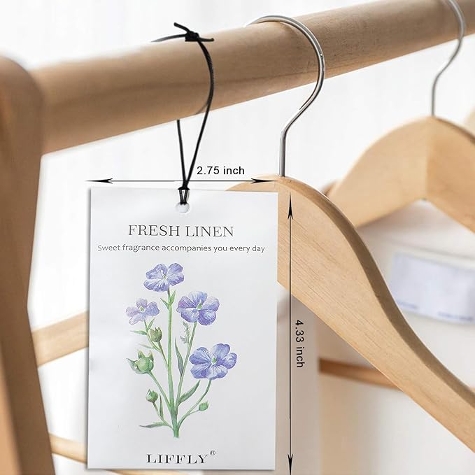 14 Packs Scented Sachets for Drawers and Closets Lavender Fresh Linen Cherry Blossoms White Cotton Lilac Orange Blossoms 6 Different Scent Gift