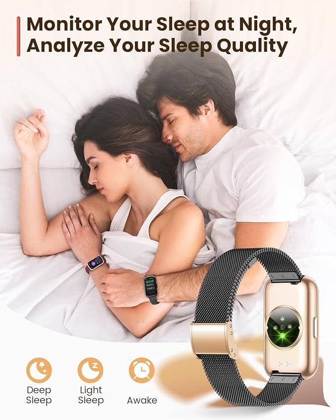 Fitness Tracker, 24/7 Heart Rate Monitor Watch, 1.47" Fitness Watches for Women with 24 Sport Modes, Androdi Smart Watches for Women/Men, IP68 Step Tracker, Pedometer, Gift