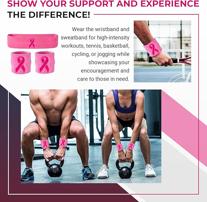 Suddora Sweatbands Set, Moisture Wicking 2 Wristbands and 1 Headband, Breathable Terry Cloth Athletic Bands for Basketball, Tennis, Yoga, Gym, Sweat Bands for Costumes and Cosplay