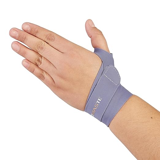 Pickleball Wrist Brace Support for Tennis, Ultra Thin Elastic Wrist Wraps, Lightweight, Breathable and Skin Friendly (Blue Horizon,Left)