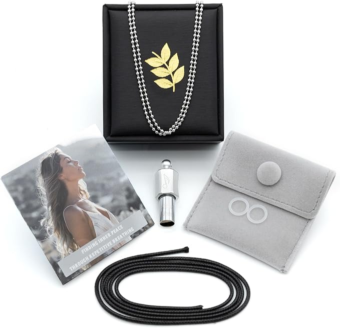 528 Hz Breathing Meditation Whistle Stress Relief Calm Meditation Whistle Frequency Sound Healing Device by Adjusting The Breathing for Anxiety Relief Mindfulness