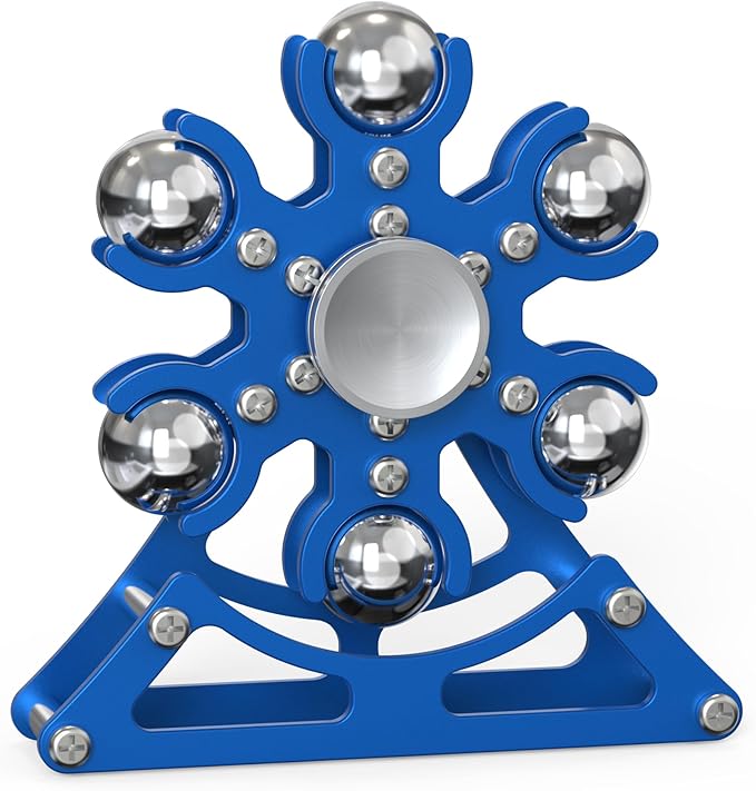 Desk-Toys for Fidget Ferris-Wheel-Spinner: 4mins Kinetic-Spinning Cool-Gadgets, Cool-Stuff Thing Toy for Office School Home Man Women Christmas, Stress-Relief Game Gifts for Adult Teen Children Kid