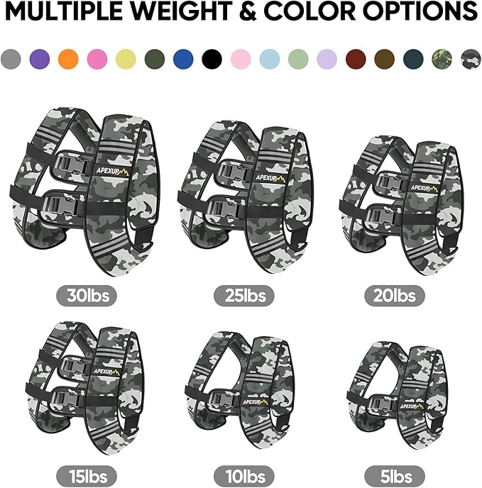 APEXUP Weighted Vest Men Women, Weight Vest for Women Workout Equipment for Strength Training Running