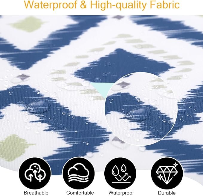 Outdoor Bench Cushion Waterproof, Tufted Bench Seat Cushion 40 x 15 Inch, Patio Wicker Indoor Seat Pads for Outside Garden Patio Balcony