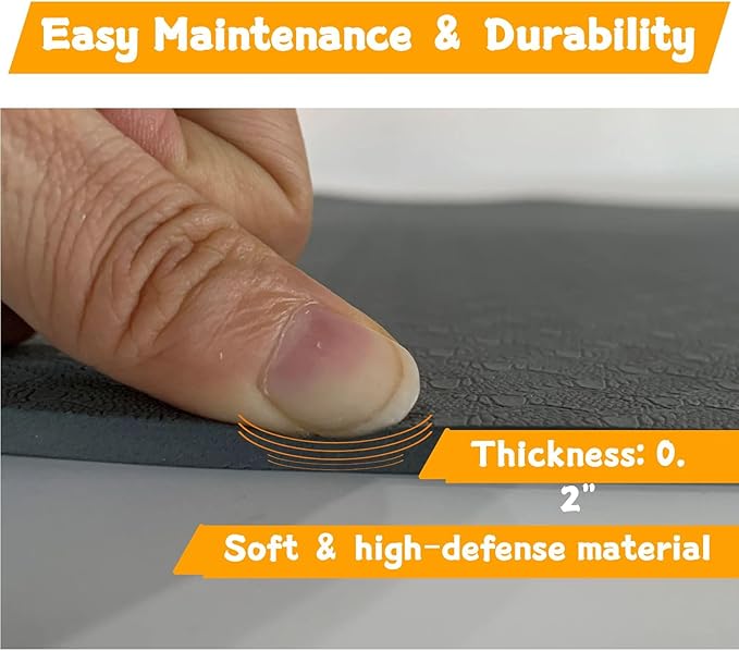 Under Desk Elliptical Equipment Mat, Electric Leg Foot Exerciser Machine Mat while Sitting for Seniors, Anti-slip and Lightweight Ellipse Rubber Matt to Protect Concrete