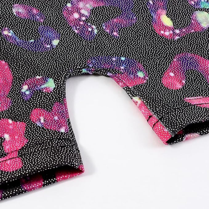 EQSJIU Leotards for Girls Gymnastics Sleeveless Sparkly Toddler Tumbling Outfits Dance Clothes Biketards for Kids 1-10 Years