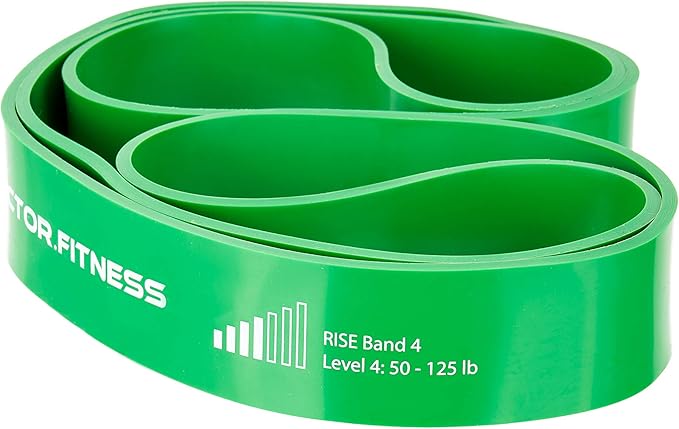 Rise Bands Heavy-Duty Exercise Resistance Band for Physical Therapy, Fitness, Muscle Development, Rehab, Mobility, Stretching, and More