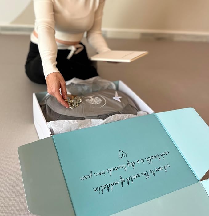 Meditation Cushion - Premium Yoga Buckwheat Bolster - Gifts for Women - Self Care Gift - Anxiety Relief Items - Meditation Floor Pillow - Meditation Kit