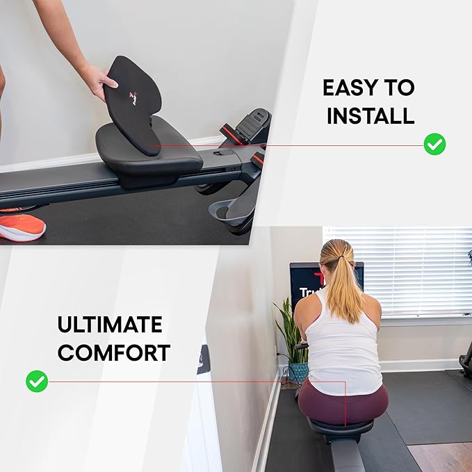 Gel Seat Cushion for Peloton Row, Concept 2, Hydrow, NordicTrack, Water Rower, and More - Ergonomic Seat Pad for Men & Women - Ideal for Gym Row Machines and Seated Exercises