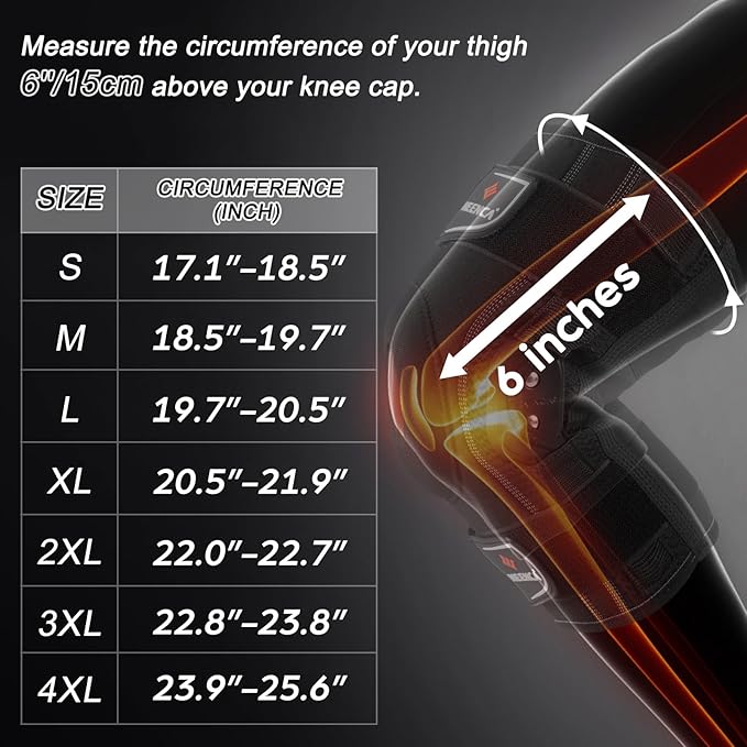 NEENCA Professional Knee Brace for Knee Pain, Hinged Knee Support with Removable Dual Side Stabilizers, Strong Stability for Joint Pain Relief, Arthritis, Meniscus Tear, ACL, PCL, MCL, Runner, Workout