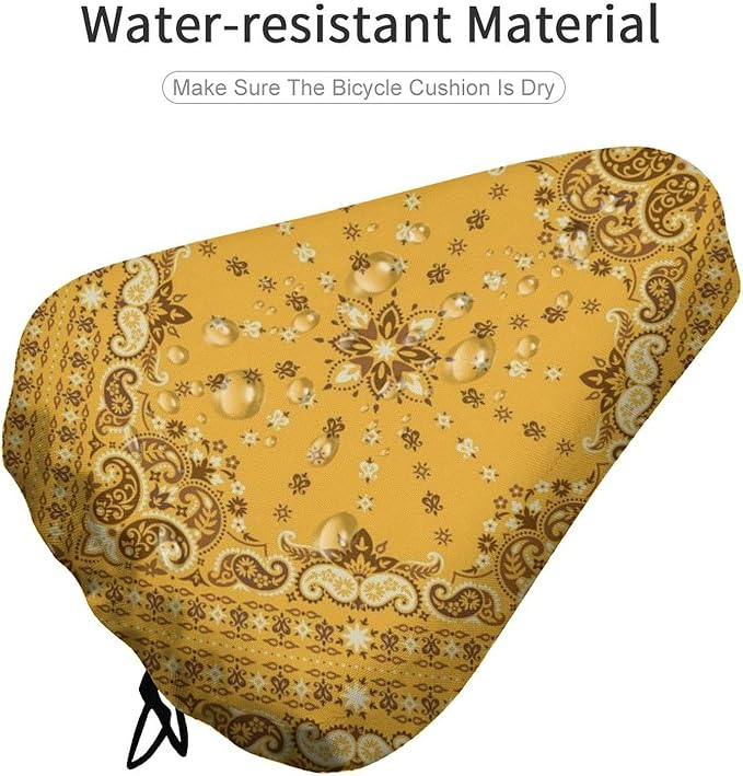 Waterproof Bike Seat Cover with Drawstring Waterproof Bike Seat Rain Cover Seat Protective Water Resistant Bicycle Saddle Rain Dust Cover