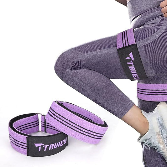 Occlusion Bands for Women Glutes & Hip Building, Blood Flow Restriction Bands BFR Bundle Booty Bands, Best Fabric Resistance Bands for Exercising Your Butt, Squat, Thigh, Fitness