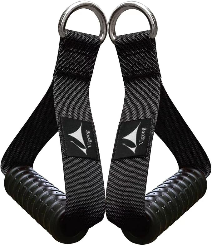 Heavy Duty Gym Workout Handles Attachment for Cable Machine,Resistance Band,Pulley System Home Exercise Equipment, Compatible with Bowflex,Total and Smith, Comfortable and Stronger Grip