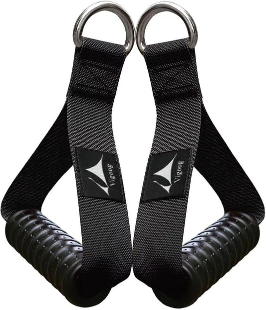 Heavy Duty Gym Workout Handles Attachment for Cable Machine,Resistance Band,Pulley System Home Exercise Equipment, Compatible with Bowflex,Total and Smith, Comfortable and Stronger Grip