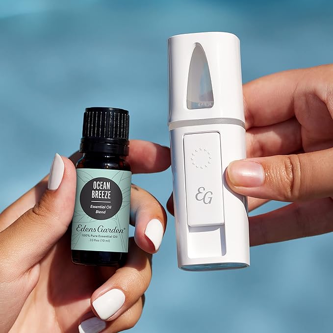 Edens Garden Ocean Breeze Essential Oil Blend- 100% Pure Premium Grade, Undiluted, Natural, Therapeutic, Aromatherapy, The Best for Diffusing, Candle, Laundry, Humidifiers 10 ml (.33 fl oz)