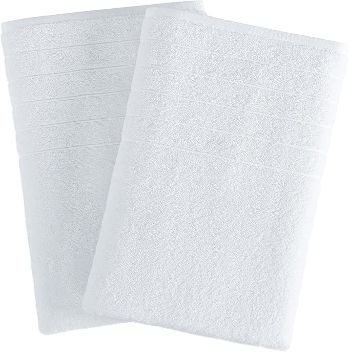 Casa Platino 2 Pack Bath Sheets (36"x 72"), 100% Ringspun Cotton White Luxury Bath Towels - Quick Dry, Absorbent & Lightweight