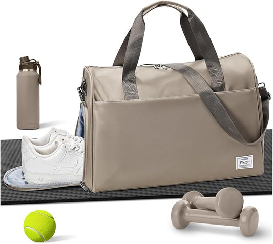 Gym Bag Womens,Travel Duffel Carry on Bag Sport Tote Bag Weekend Overnight Bag