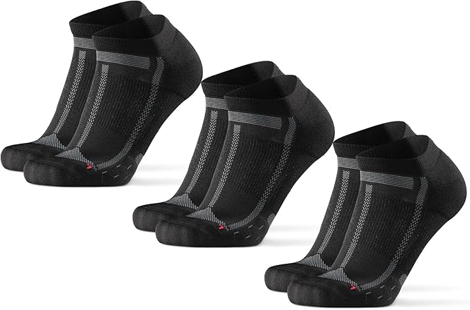 DANISH ENDURANCE Ultra-Comfort Ankle Running Socks - 3 or 5 Pack