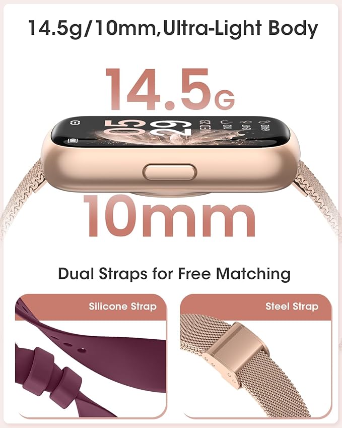 Fitness Watches for Women, Fitness Tracker with Heart Rate/SpO2 Monitor, Smart Watches for Women with Sleep/Step Tracker, 20+ Sport Modes Activity Tracker, Android Smart Watch for Phones