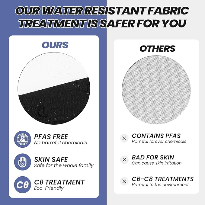 Crestlive Products Outdoor Bench Cushion 48 x 18 Inch, Waterproof Patio Bench Cushions for Outdoor Furniture, Porch Swing Replacement Pad with 30D Foam, Adjustable Straps, Black White Stripe