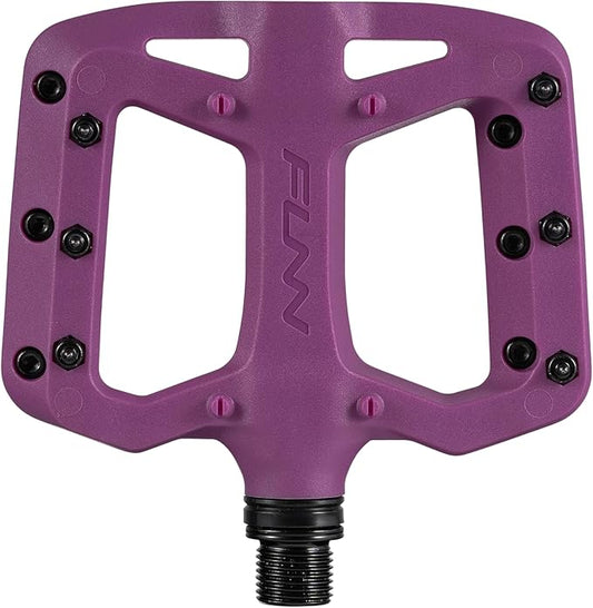 Funn Taipan S Glass Fiber Reinforced Thermoplastic Bike Pedals with 9/16-inch CrMo Axles for MTB/BMX/Urban/Gravel Riding, Suitable for Youth, Kids and Young Riders