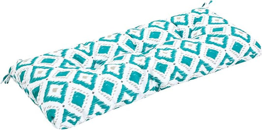 Outdoor Bench Cushion Waterproof, Tufted Bench Seat Cushion 36 x 15 Inch, Patio Wicker Indoor Seat Pads for Outside Garden Patio Balcony