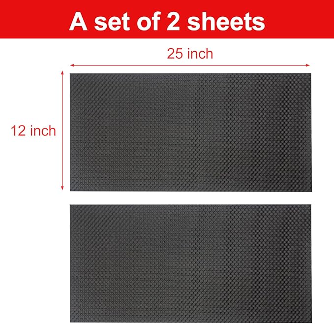 Bike Mat, Exercise Mat for Carpet & Hardwood Floors, Cushioned, Black