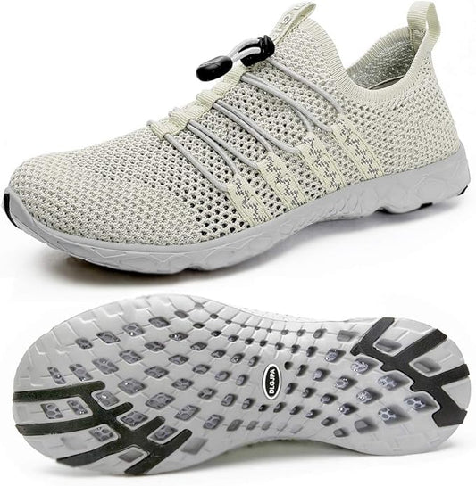 DLGJPA Men's Lightweight Quick Drying Aqua Water Shoes Athletic Sport Walking Shoes