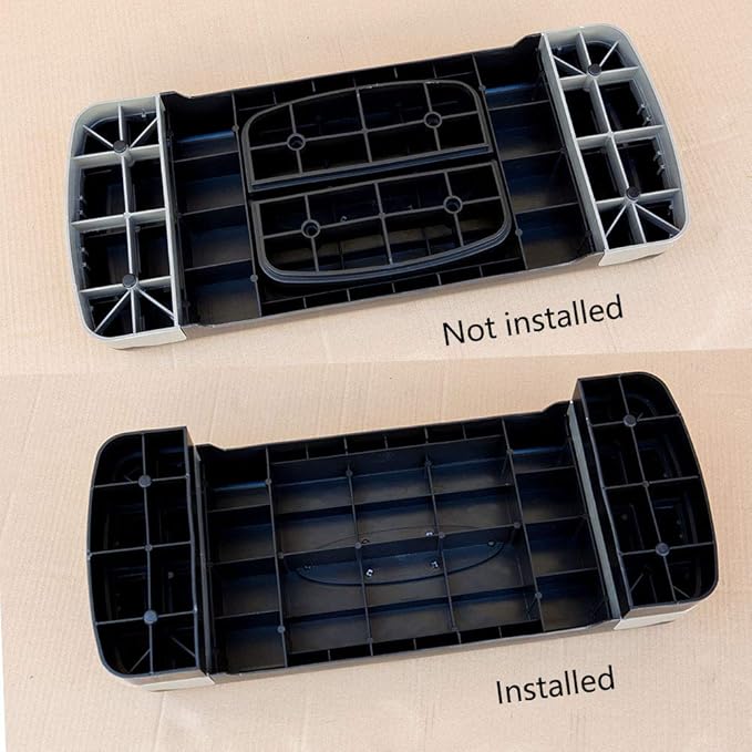 Height-Adjustable 4''-6'' Step Aerobics Platform Fitness Equipment Stepper Trainer Exercise Step Platform with 2 Riser