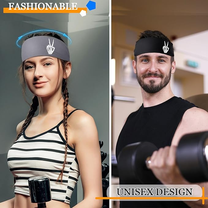 Sports Headbands for Men weat Bands Headbands Mens Head Bands for Women Workout Sweatbands