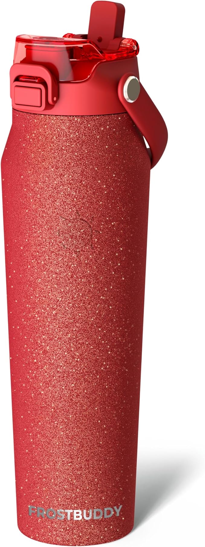 Frost Buddy 32oz Insulated Water Bottle with Straw & Chug Lid | Leak-Proof Stainless Steel | 24-Hours Cold | Sweat-Proof, Cup Holder Friendly | Ideal for Gym, Travel, Sports & Everyday Hydration