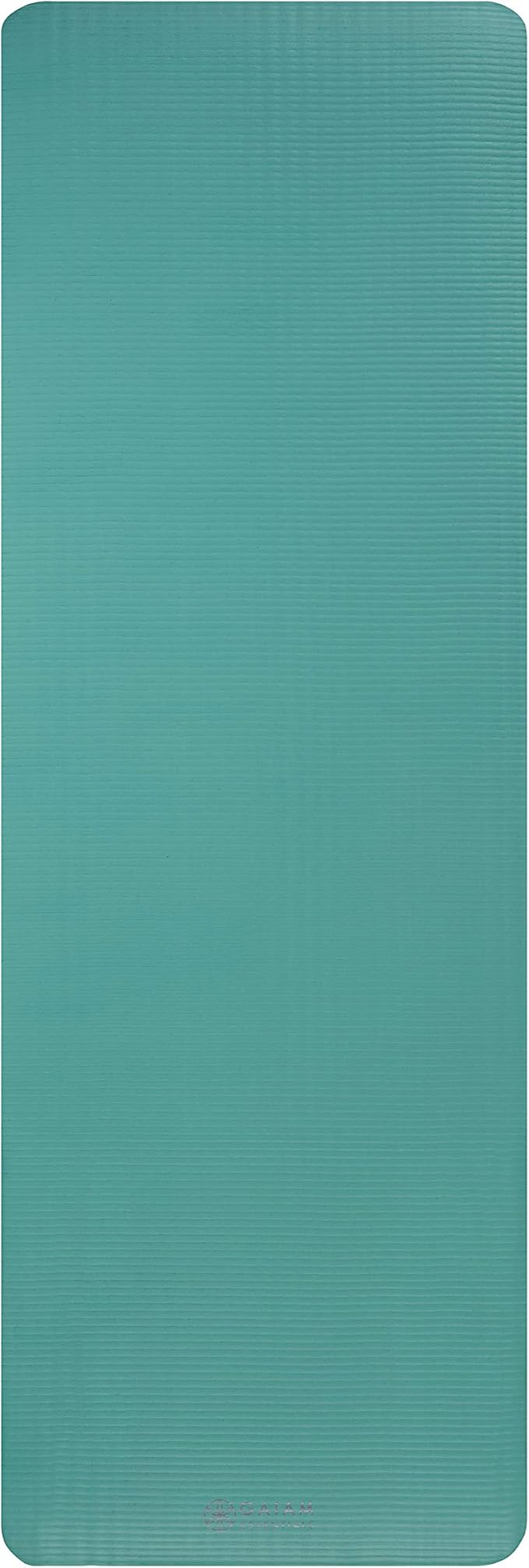 Gaiam Essentials Thick and Thin Yoga Mat Fitness & Exercise Mat with Easy-Cinch Carrier Strap