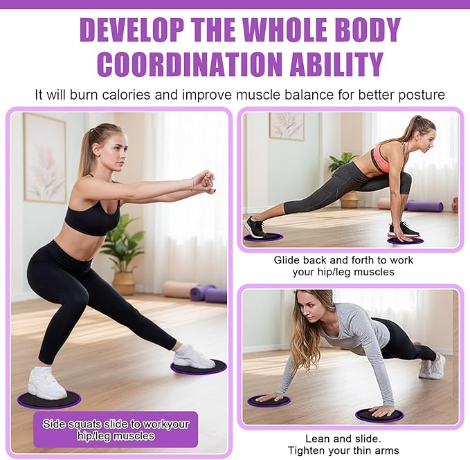 Pilates Ring Set for Women Exercise Equipment with 9 Inch Yoga Ball, Figure 8 Resistance Band, Sliding Disks, Yoga Bands Accessories Pilates Ring and Ball Set for Beginners Home Workouts