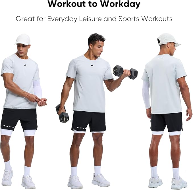 HOTSUIT Sauna Shirt for Men Workout Sweat Suit Heat Trapping Tops Fat burning Compression Shirts for Gym Exercise Boxing