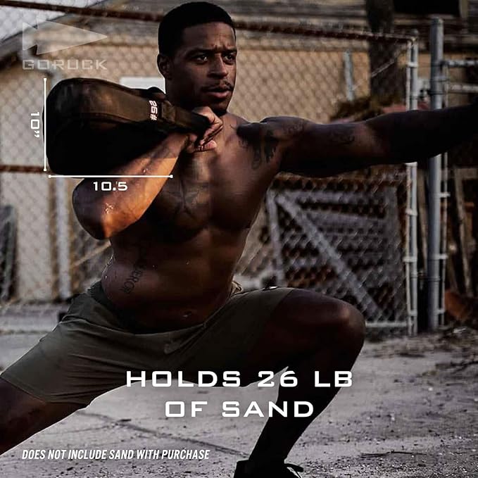 GORUCK Sand Kettlebells Weight for Fitness & Body Workout for Men & Women - for Weightlifting, Dumbbell & Yoga - for Home & Gym Training