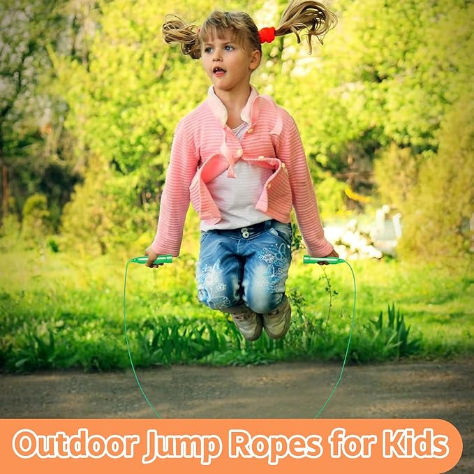 30 Pcs Kids Jump Rope,Colorful Jump Ropes for Kids,7.2 Feet Plastic Jump Ropes,Adjustable Skipping Rope,Jumping Ropes for Party Favors,Birthday Gifts,Indoor Outdoor Activity