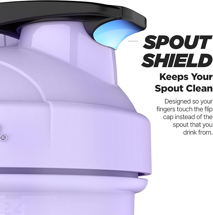 Hydra Cup ProFlow Shaker Bottles 6-Pack (28oz) | Protein Shaker Cups with Whisk Ball, Leak-Proof Lid, Hidden Carry Handle | BPA-Free Gym Mixer for Protein Powder, Mixing Supplements, Pastel Colors