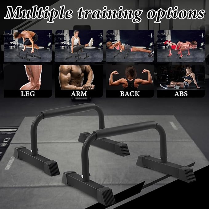 Push Up Bar, 700 LBS Potable Dip Bar with EVA Handle for Home GYM Gymnastics Calisthenics Equipment Apartment Courtyard Balcony Exercise Fitness Upper Body Arm Back Man Woman Kid